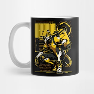 Cheetah Food Delivery Sci-fi Job Future Mecha Animals Robot Mug